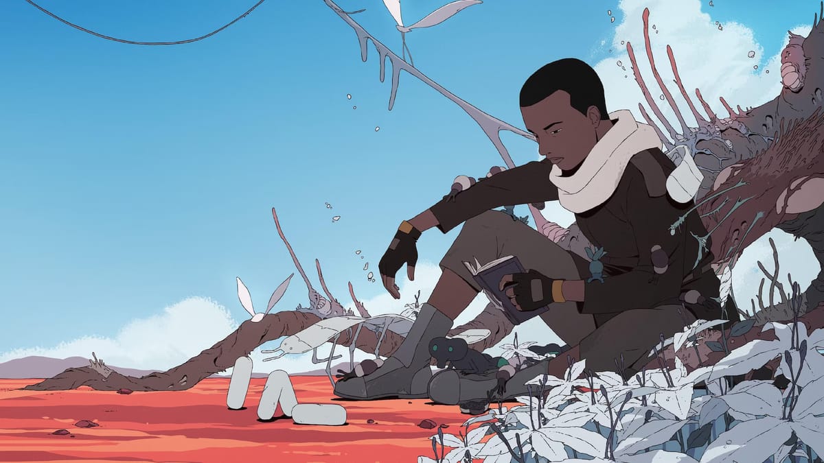 Scavengers reign: Miyazaki meets Solaris.